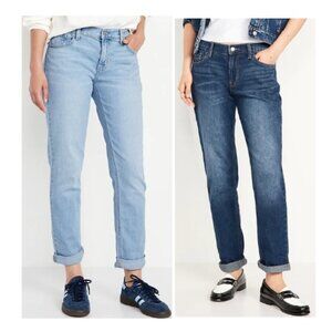 Lot of 2 Wow Boyfriend straight jeans from Old Navy (size 8 & 8P)